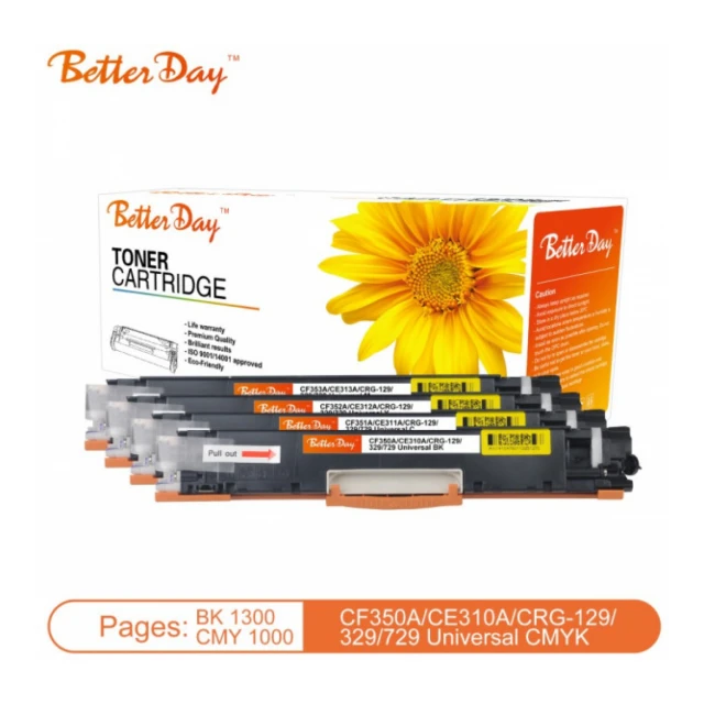 Toner BetterDay CE310A/CF350A, CP1025/M175/M176/M177, zam. kaseta za HP Black 1.3k