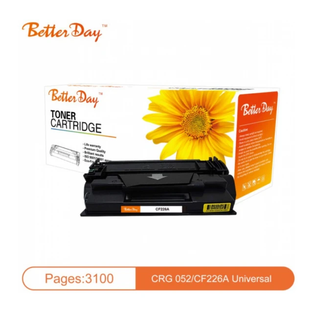 Toner BetterDay CRG052 / CF226A zam. kaseta za CANON / HP 3.1k