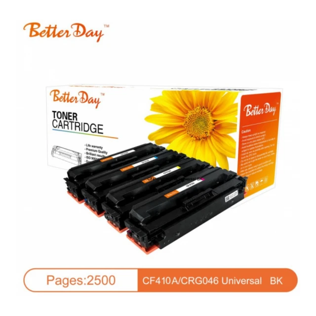 Toner BetterDay M452 CF410A/CN CRG-046K zam. kaseta za HP Black 2.5k