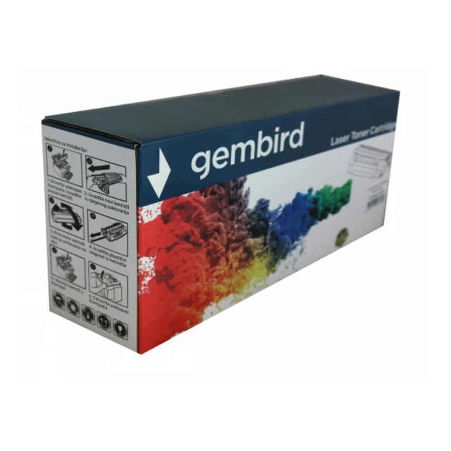 Toner Gembird P3015 CE255A, 55A, CRG-724, CRG724 zam. kaseta za HP 6k (sa cipom)