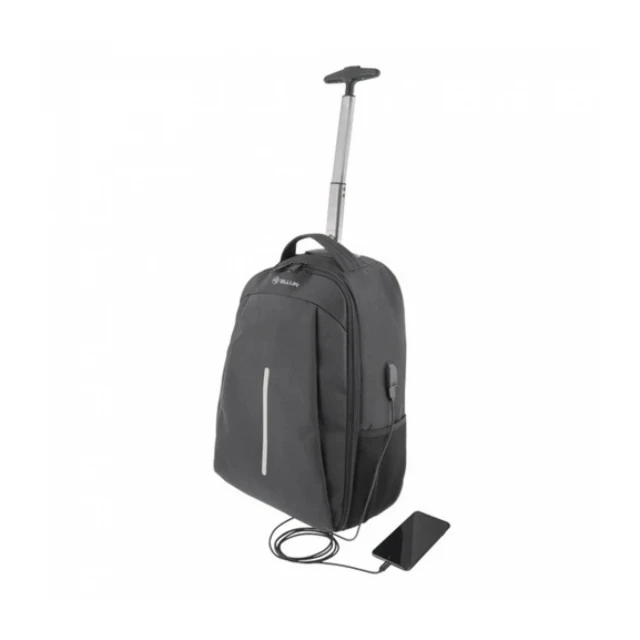 TORBA ZA LAPTOP 15.6" TROLLEY ROLLY USB PORT CRNA