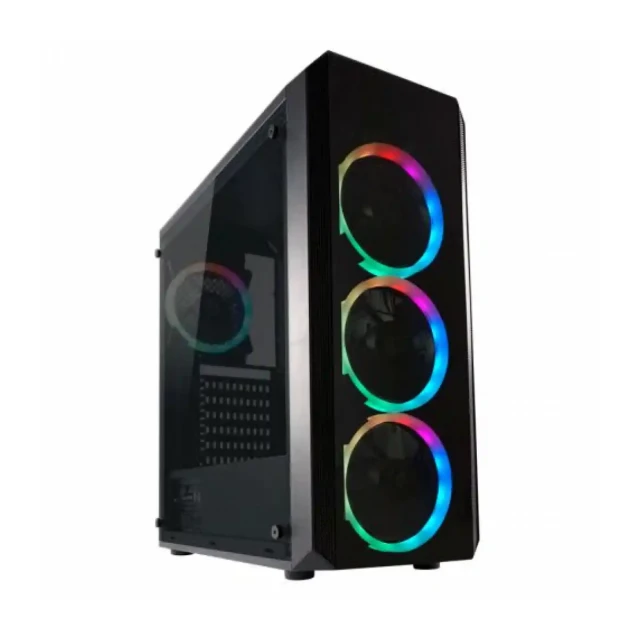 TOWER LC Power Gaming 703B-ON Quad-Luxx 2xUSB3.0/1xUSB2.0 Black