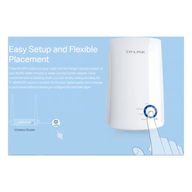 TP-LINK TL-WA850RE Wireless Range Extender/Access Point