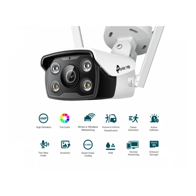 TP-LINK VIGI C340-W Bullet kamera WiFi Full-Colour 4mm IR30m 