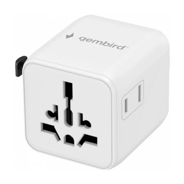 Travel adapter TPA-INT-01-W Gembird Univerzalni