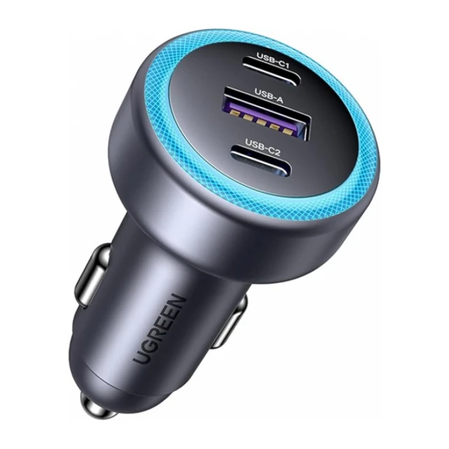 UGREEN 30W 3-Port Fast Car Charger EC307
