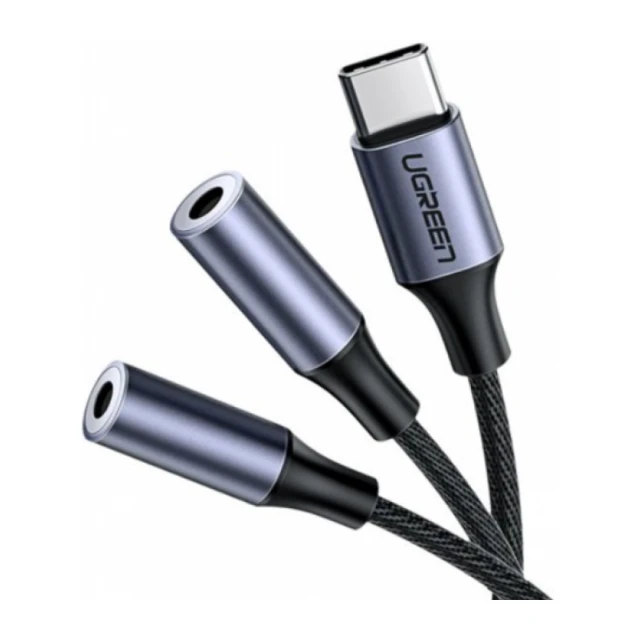 UGREEN USB-C M. na 2 x Audio 3.5mm F. 25cm
