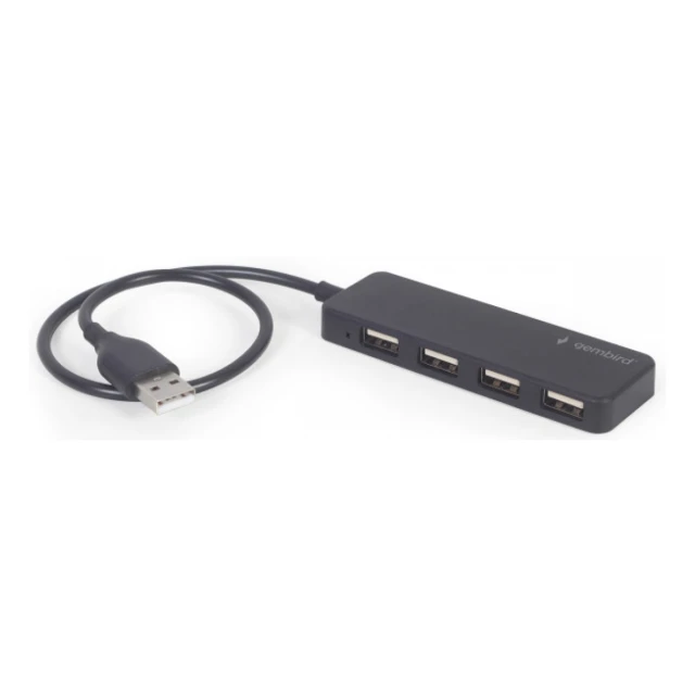 UHB-CM-U2P4-01 Gembird 4-port USB Type-C HUB, black