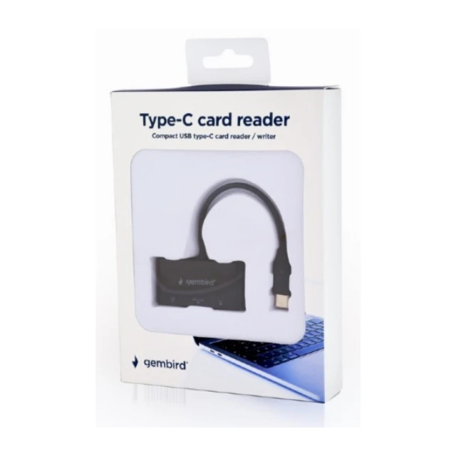 UHB-CR3-02 Gembird USB Type-C SDXC citac kartica za mobilne telefone i tablete