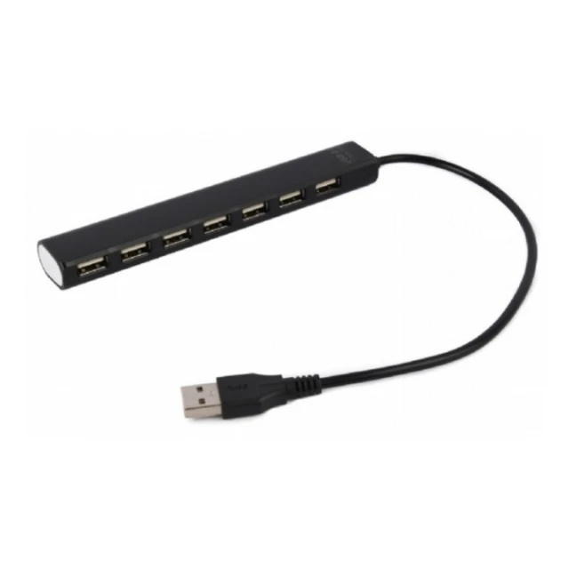 UHB-U2P7-04 Gembird USB 2.0 7-port hub, black A