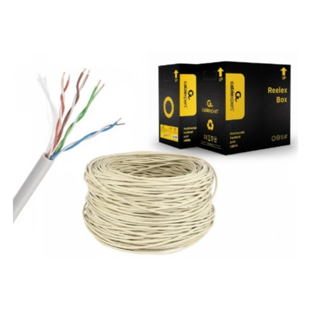 UPC-5004E-SOL Gembird, UTP cat.5E Indoor solid PREMIUM CCA kotur pun presek 305m