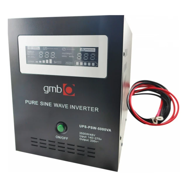 UPS-PSW-5000VA GMB LONG, cist sinusni pretvarac sa produzenom autonomijom 3500W-220V/48V
