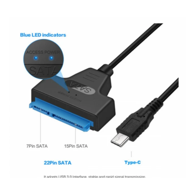 USB C na Sata 22 pin Napojni Kabl NKC-K022