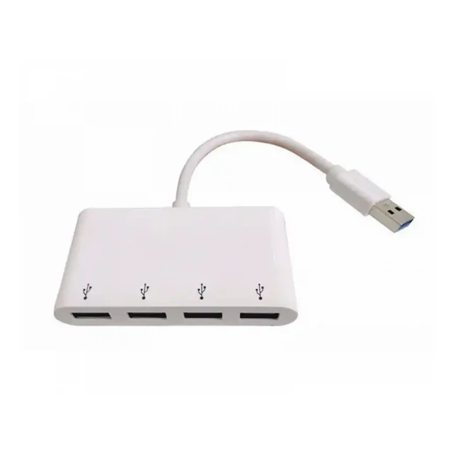 USB Hub 2.0 4 port E-Green Beli