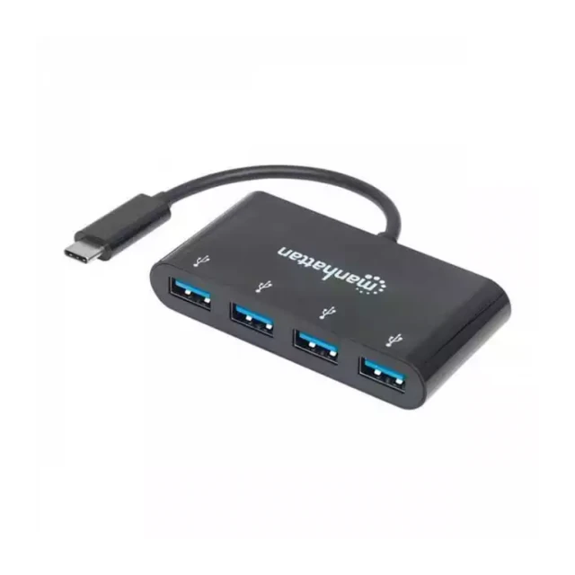 USB HUB Int Manhattan Super-brzi USB C 3.1 m - 4 USB A f 162746