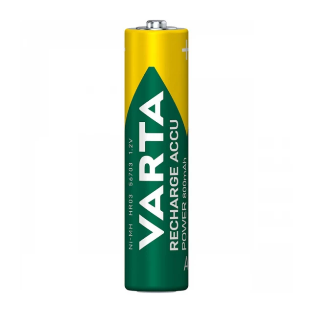 VARTA AAA 800mAh HR03 PAK4 CK, punjive NiMH baterije (rechargeable VARTA Ready to use)