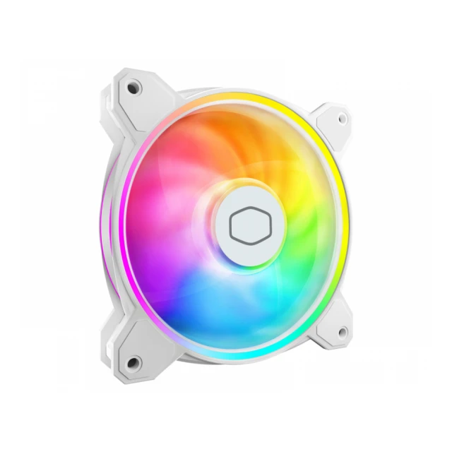 Ventilator COOLER MASTER Master Fan MF120 HALO2 White edition 120mm ventilator (MFL-B2DW-21NP2-R2)  CAS02439