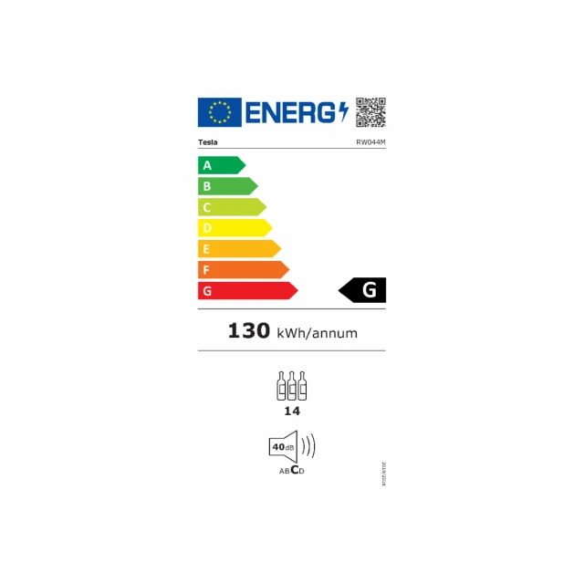 Vinska vitrina TESLA RW044M 44L/