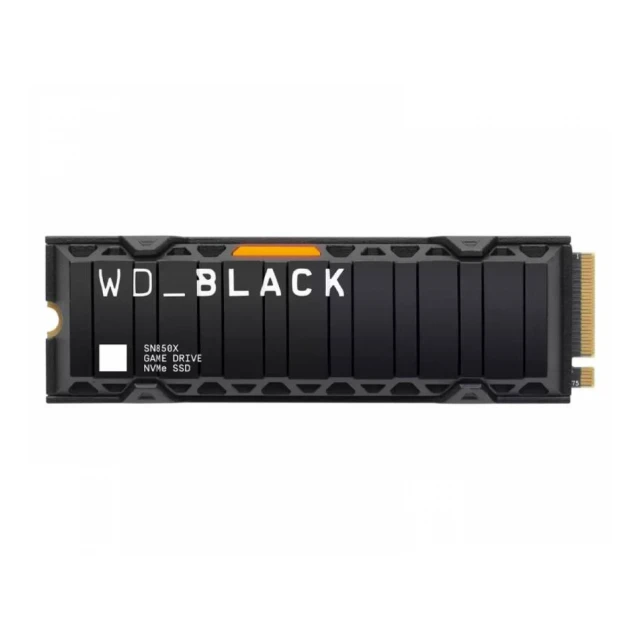 WD 2TB M.2 NVMe SSD Gen4 WDS200T2XHE Black SN850X + Heatsink 