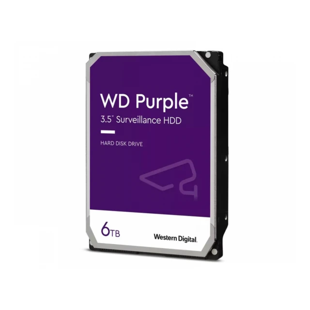 WD 6TB 3.5 inča SATA III 64MB IntelliPower WD64PURZ Purple hard disk