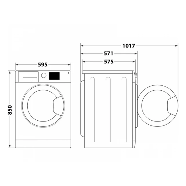 WHIRLPOOL FFL 7259 W EE mašina za pranje veša 