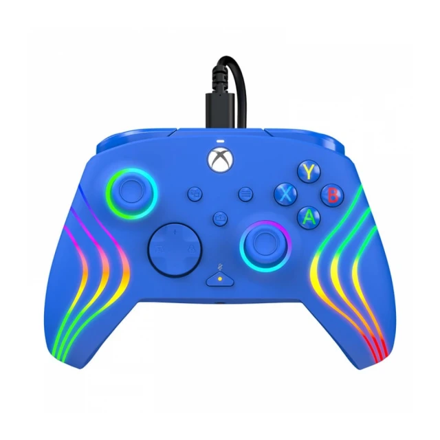 XBOX Wired Controller Afterglow Wave Blue