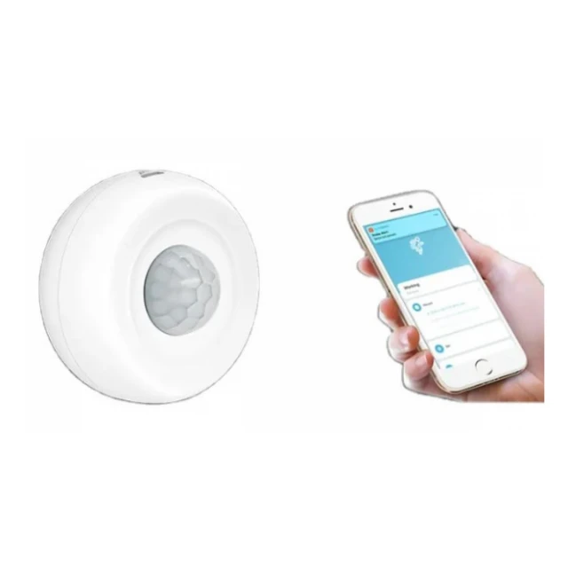 ZIGBEE-SMART-PIR-MS08 Gembird Tuya Smart WiFi PIR senzor detektora pokreta ljudskog tela,infracrveni