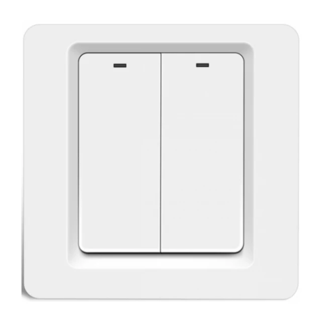 ZIGBEE-SWITCH-DS102 Gembird RSH Tuya WiFi Pametni kucni prekidac sa 2tastera EU Standard