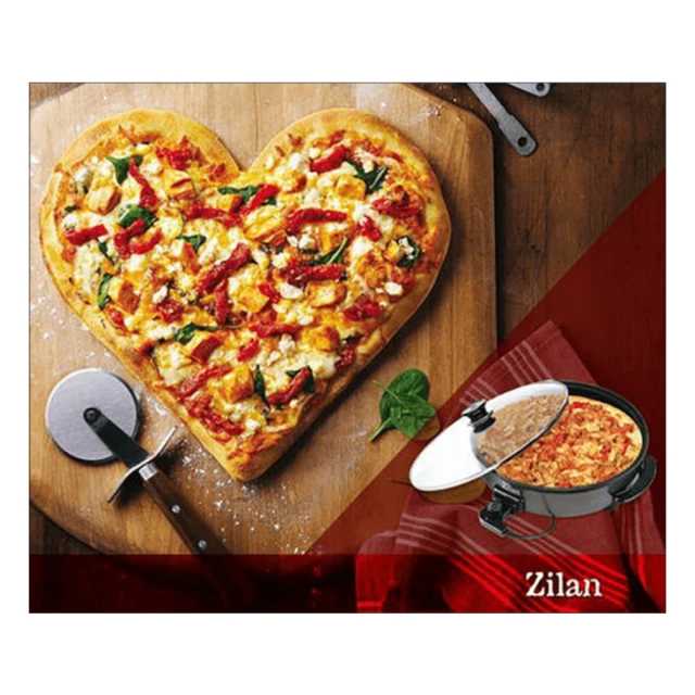 ZLN7870 Zilan Pizza peka&#269;, pre&#269;nik 36/38 cm, 1500 W